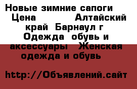 Новые зимние сапоги 39  › Цена ­ 9 000 - Алтайский край, Барнаул г. Одежда, обувь и аксессуары » Женская одежда и обувь   